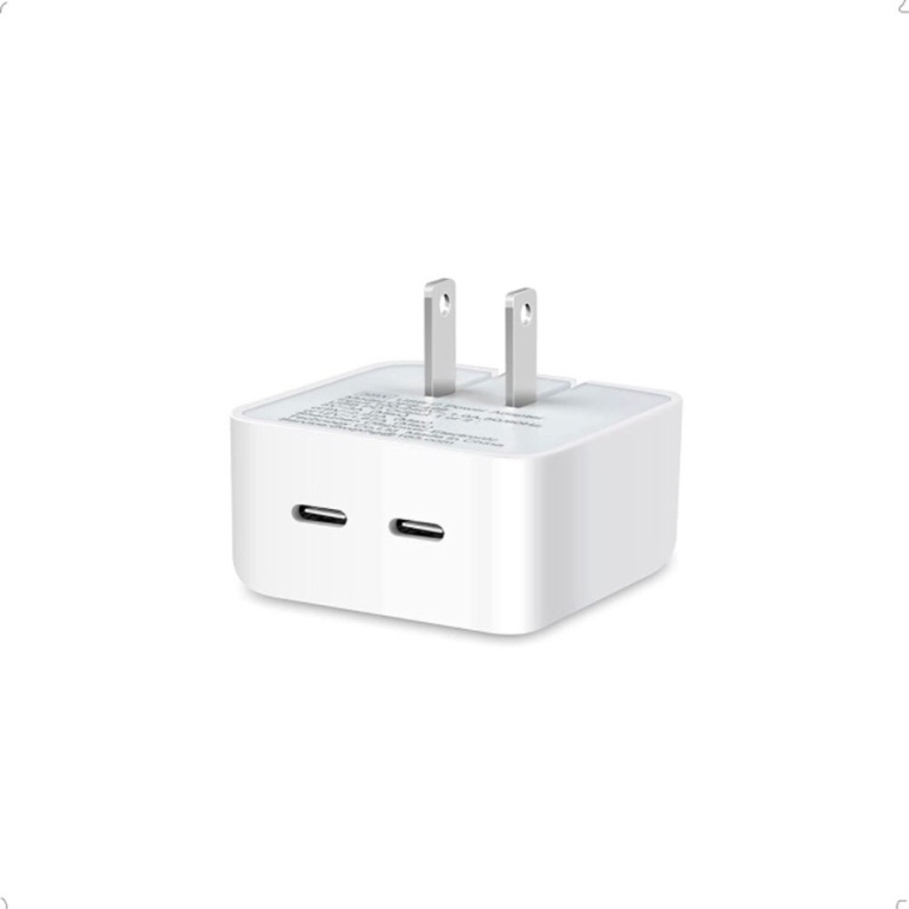 USB C Wall Charger, Fast Charging 35W Dual Port USB-C Power Adapter